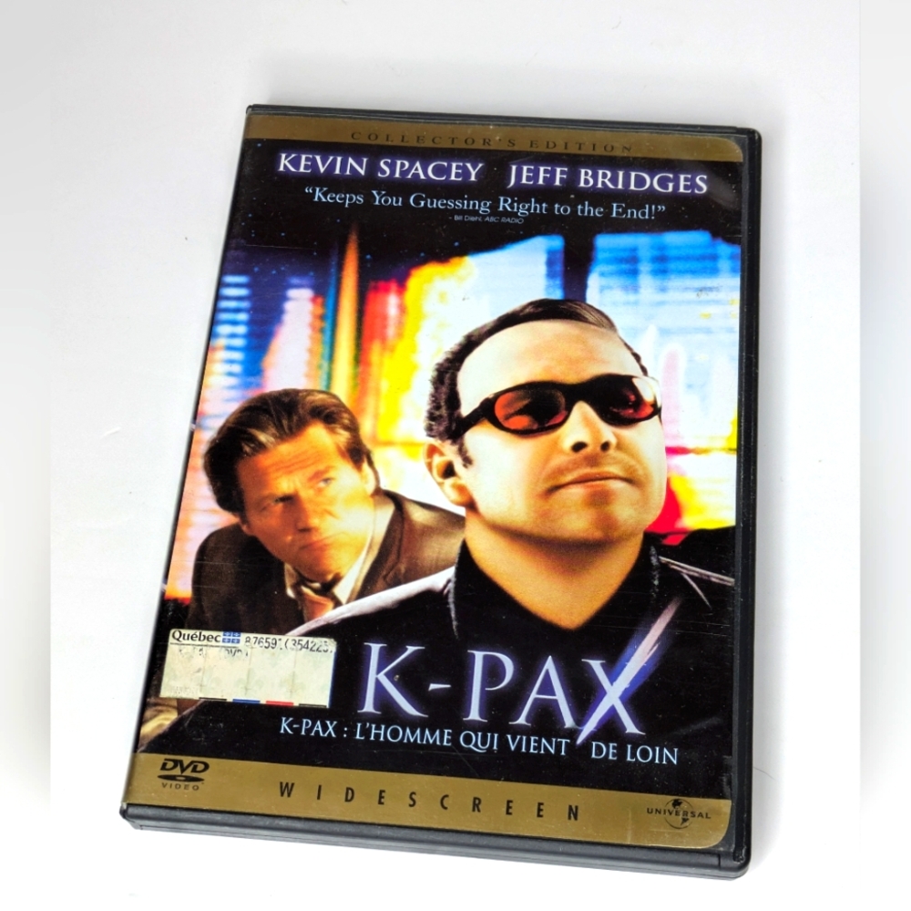 K-PAX DVD (2002) Widesc Edition Kevin Spacey, Jeff Bridges Excellent Condition